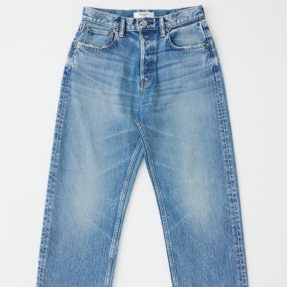 Moussy Mable Wide Straight Denim - Picture 2 of 6